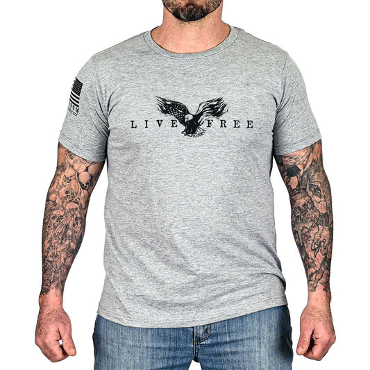 Men's Live Free Patriotic T-Shirt