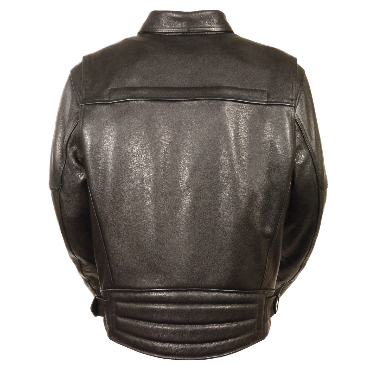 Milwaukee Leather LKM1770 Men's Black Premium Thick Leather Motorcycle Jacket Brando Style Biker Jacket