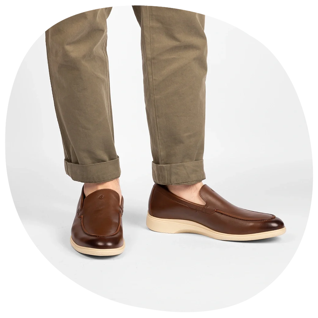 The Loafer (Chestnut & Cream)