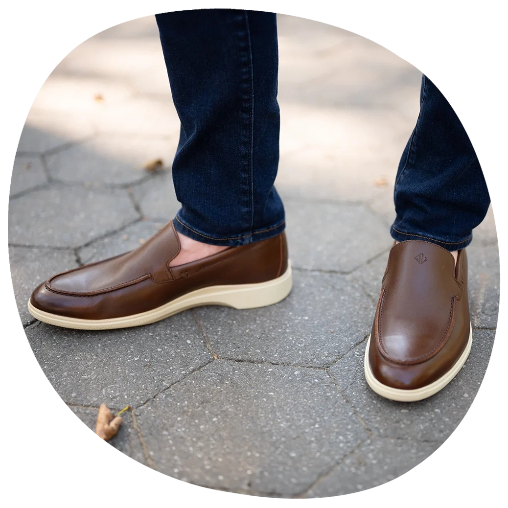 The Loafer (Chestnut & Cream)