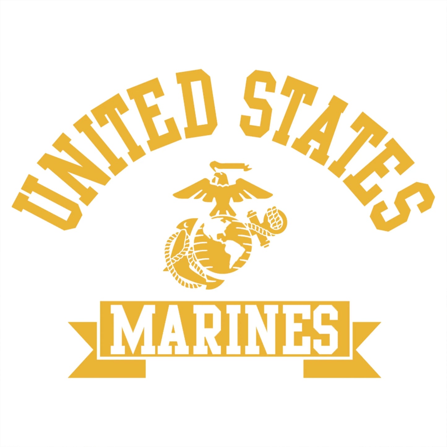 Marines Ribbon 2-Sided Sweatshirt