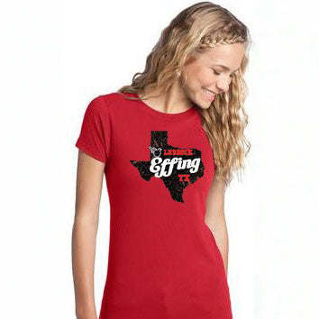 Lubbock Effing Texas - Women's V Neck