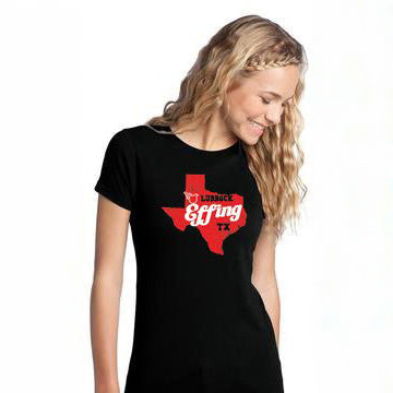 Lubbock Effing Texas - Women's V Neck