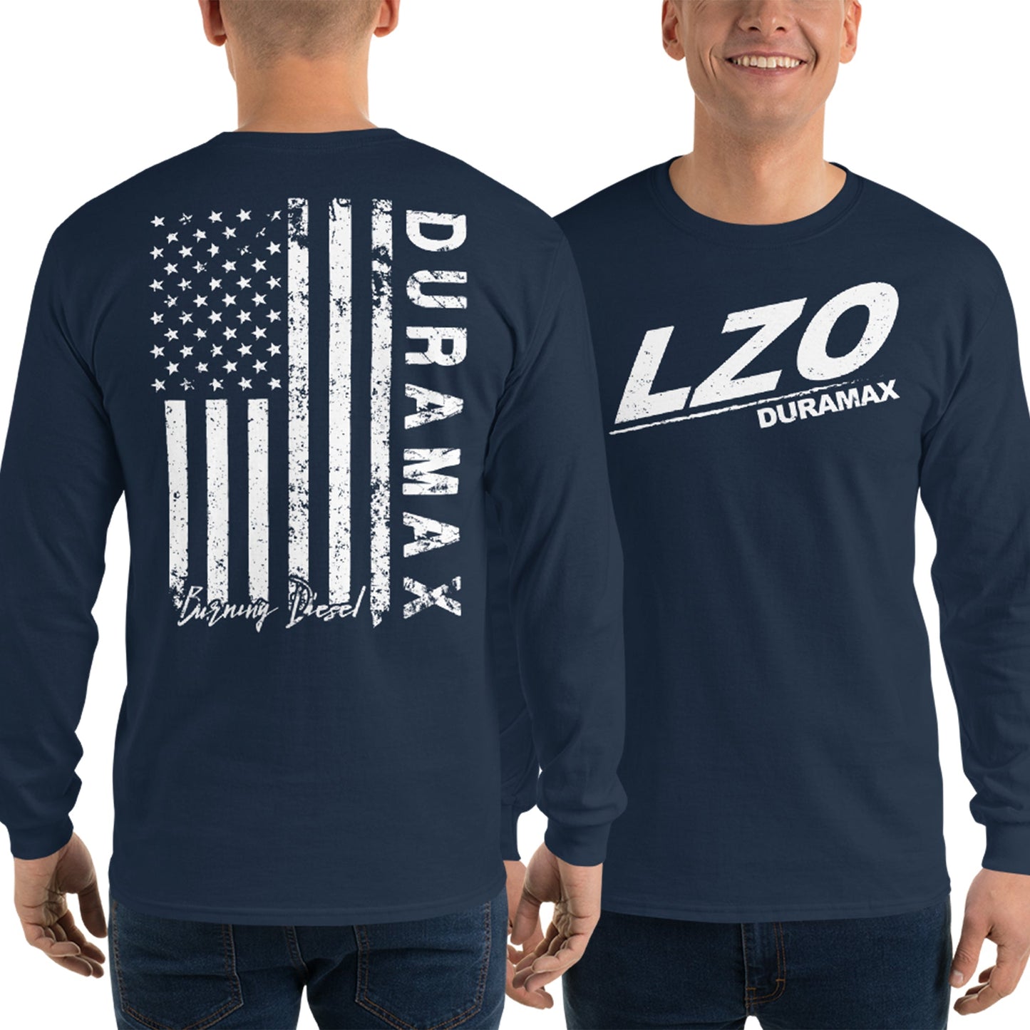 LZO 3.0 Duramax Long Sleeve Shirt With American Flag Design