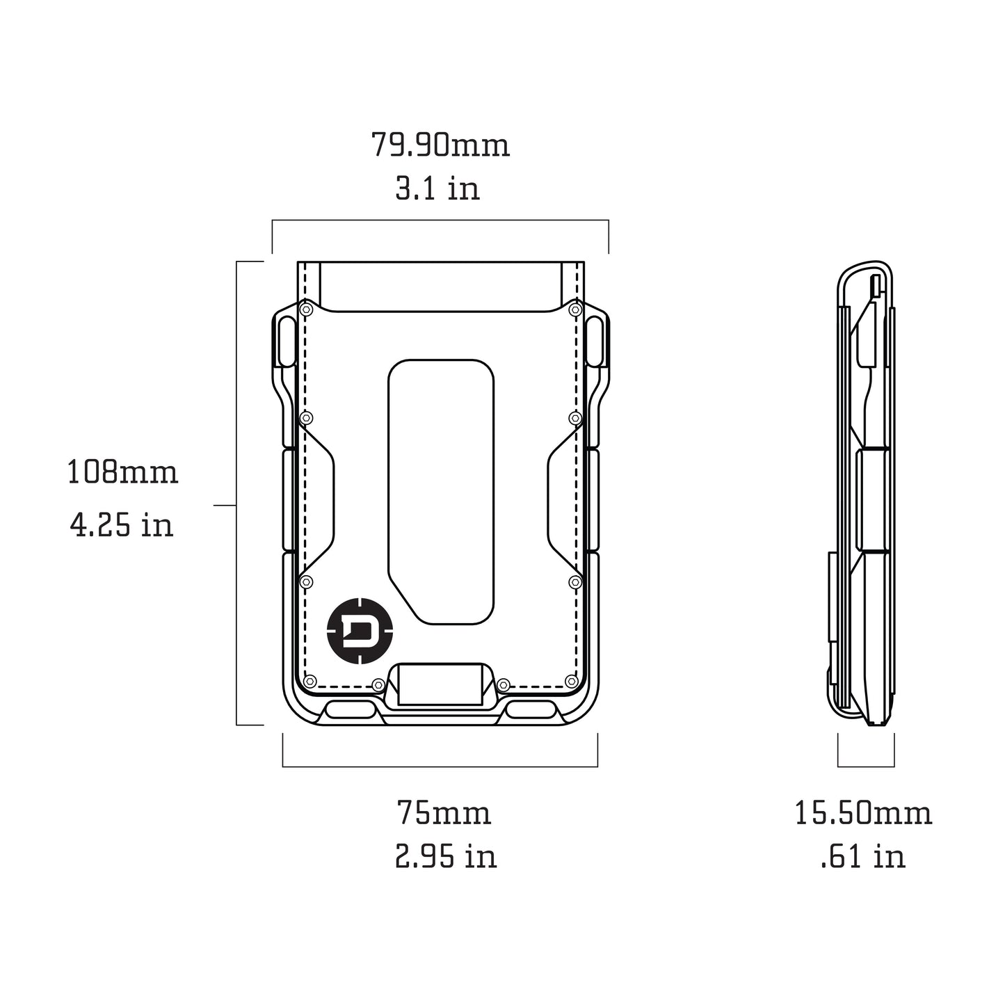 M1 MAVERICK™ BIFOLD WALLET - SPEC-OPS - 4 POCKET DTEX