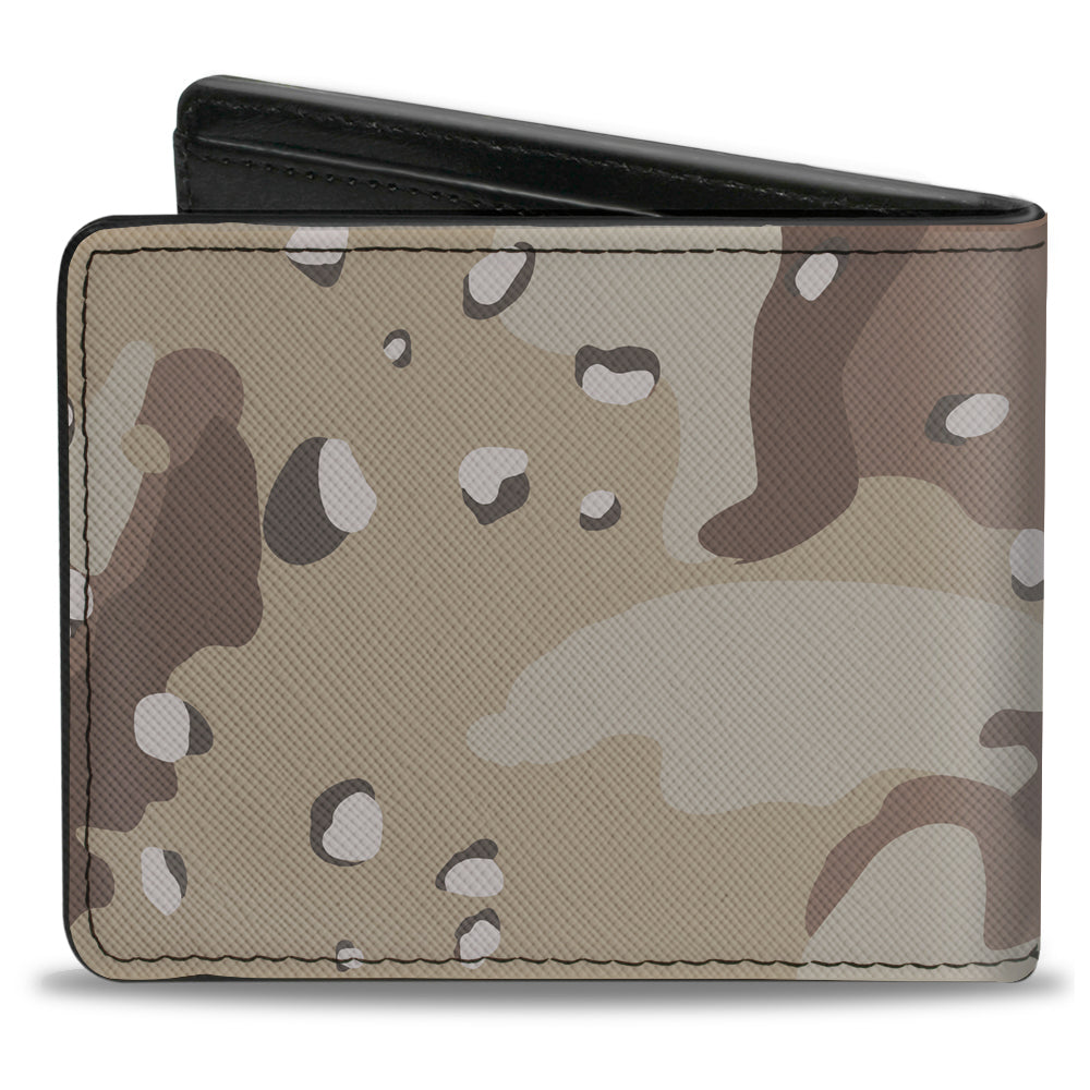 Bi-Fold Wallet - Desert Camo Tans Browns