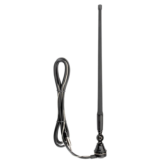 Magnadyne RV71 | AM/FM Rubber Mast Antenna w/ 72" Cable | Black