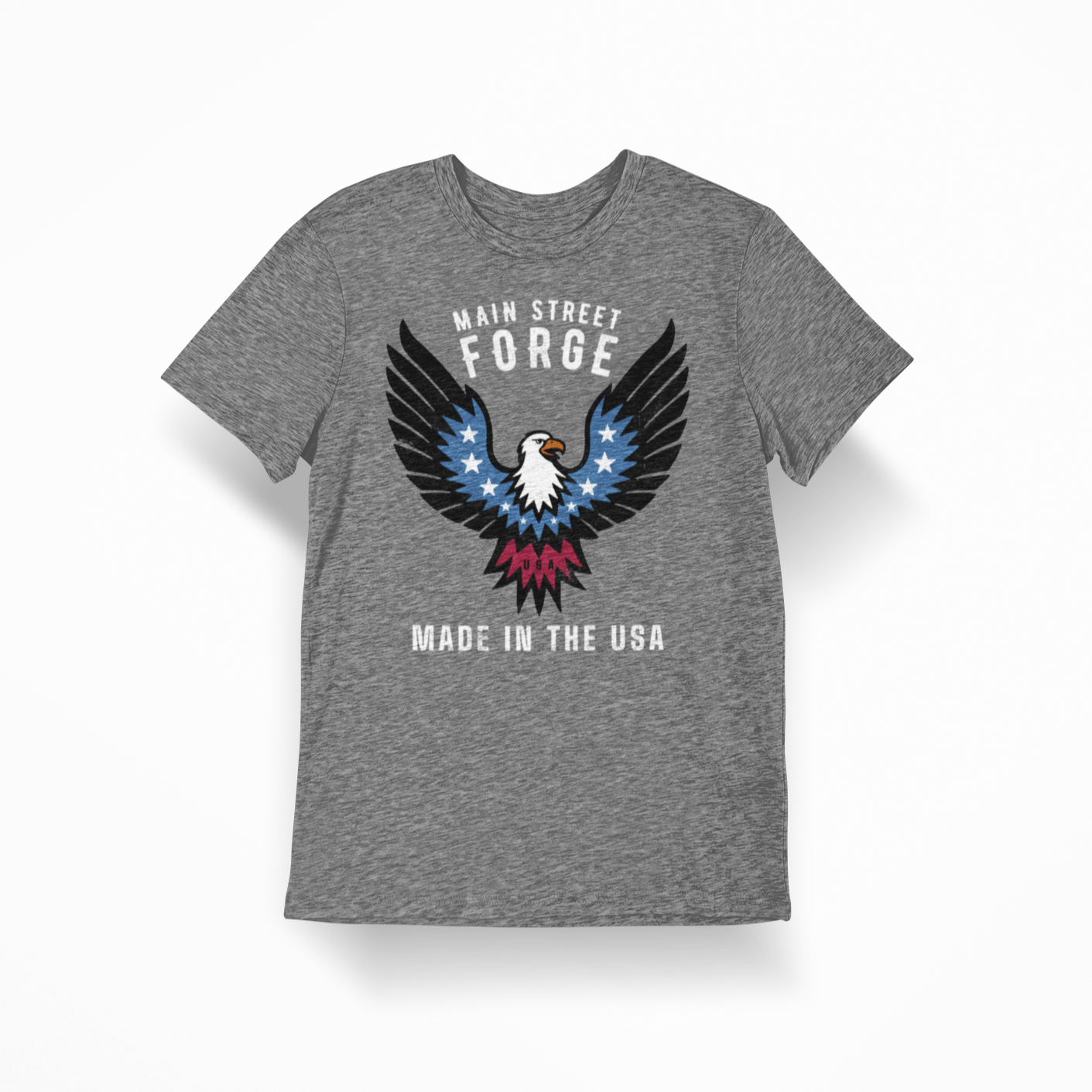 Main Street Forge Eagle T-Shirt - Tri Blend T-Shirt