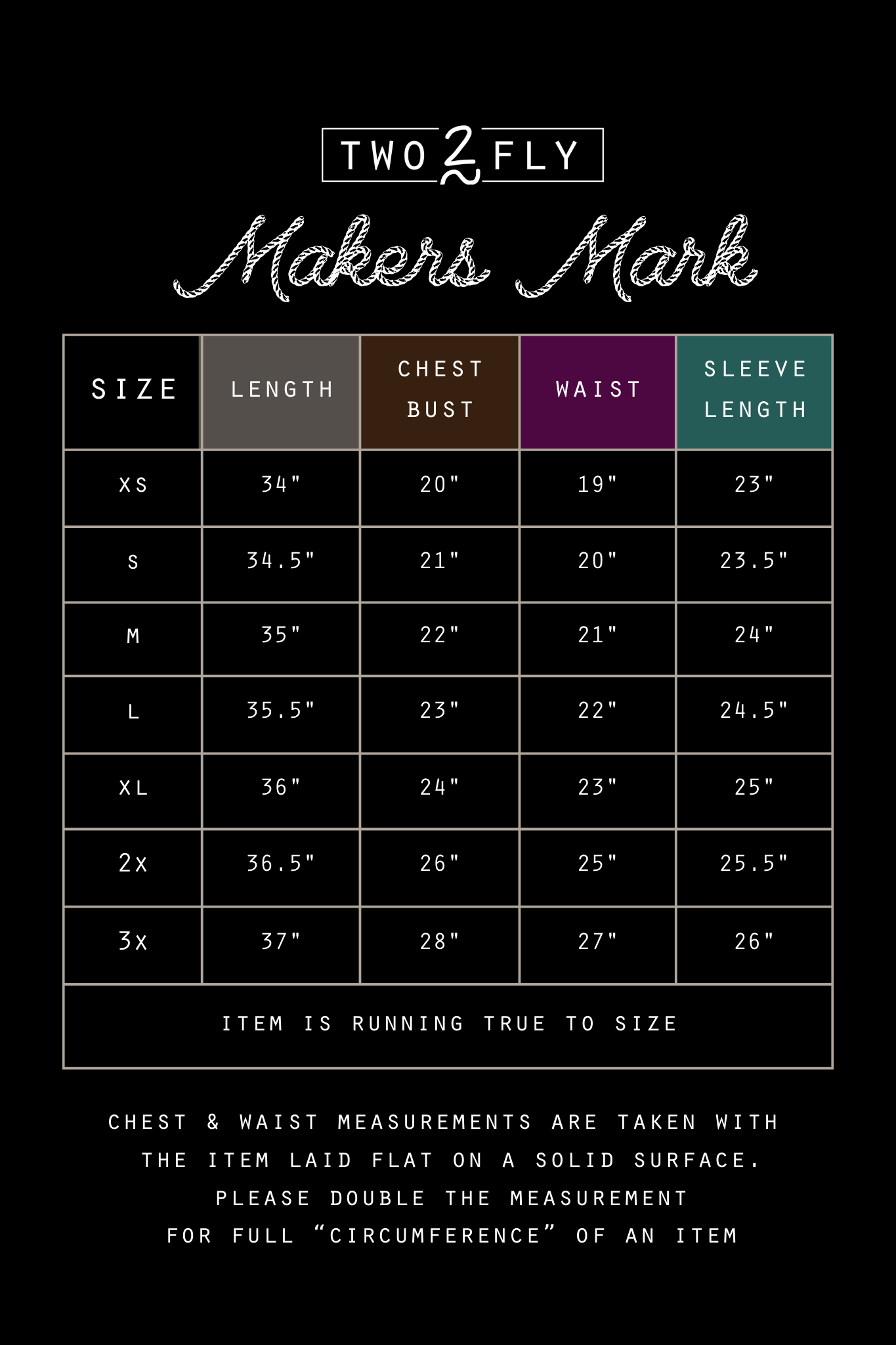 MAKERS MARK [XL-3X]