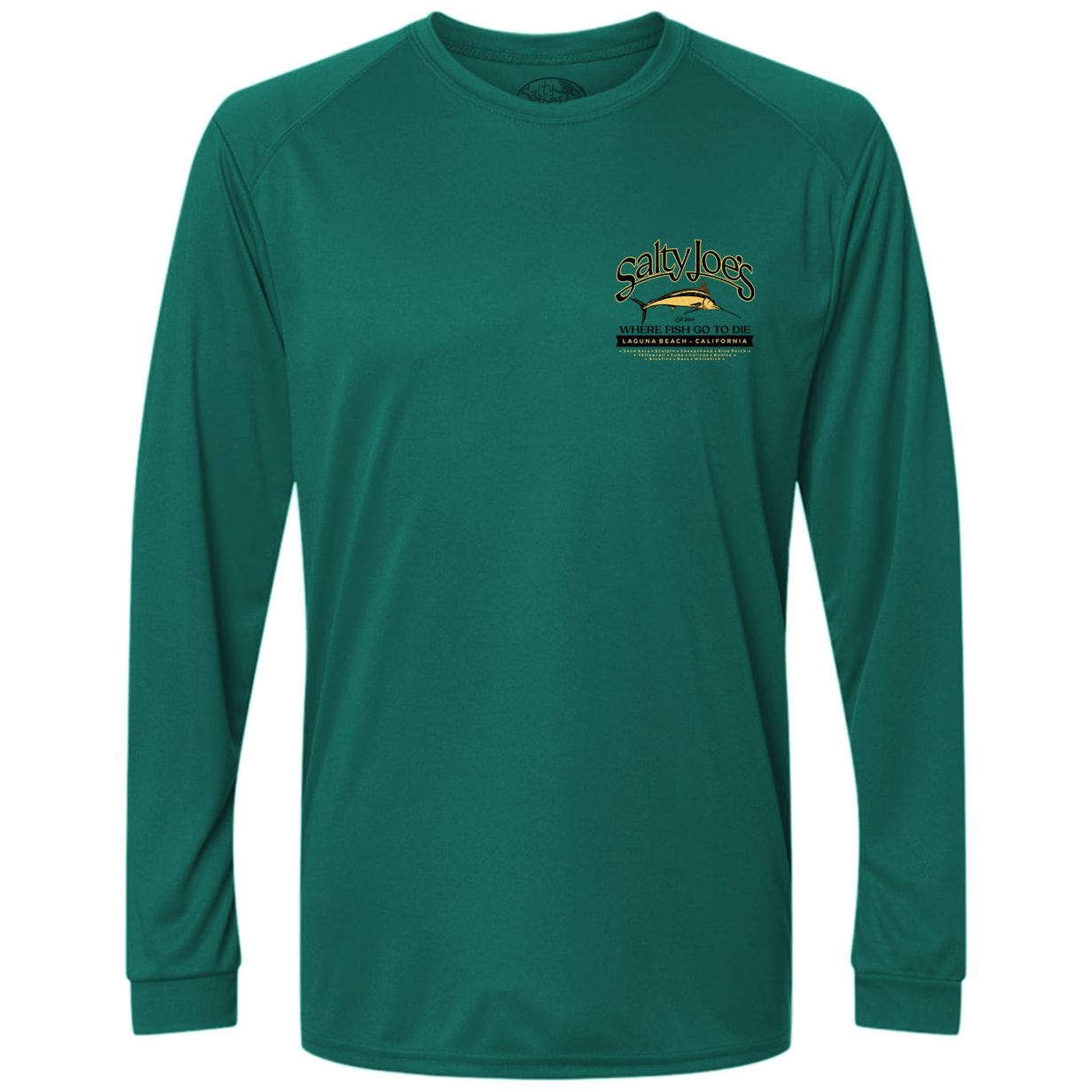 Salty Joe's Fish Count Long Sleeve Sun Shirt