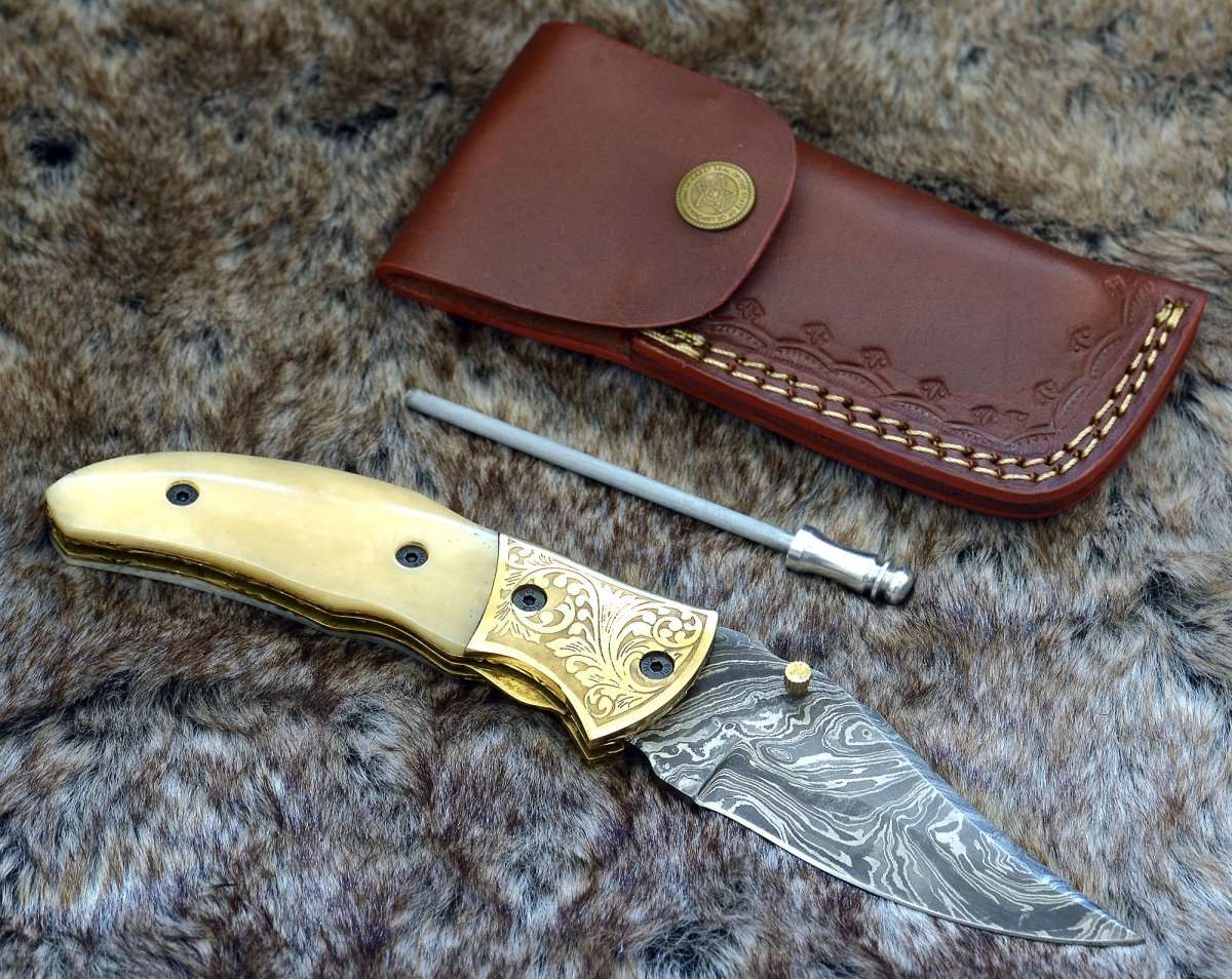 Marshal Gentleman's Folding Knife with Bone Handle