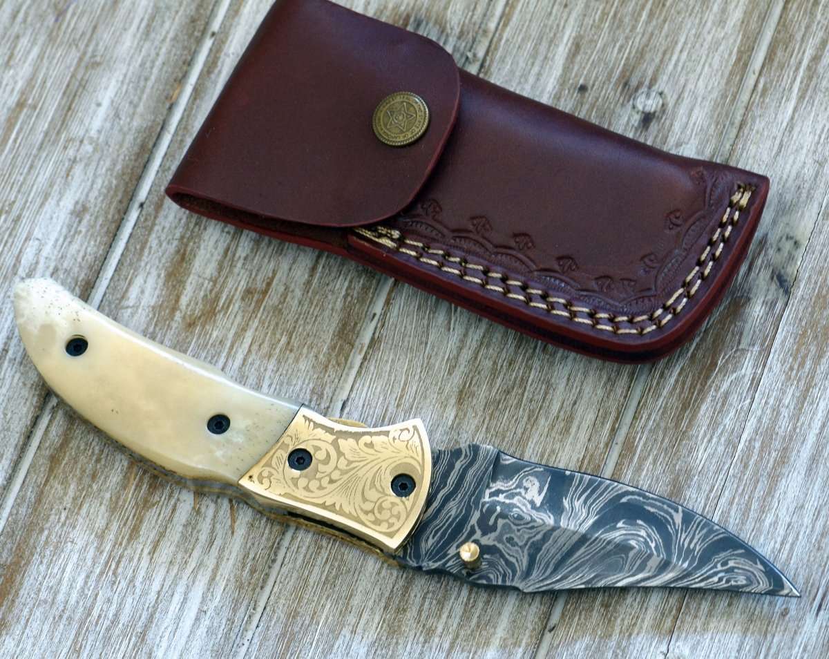 Marshal Gentleman's Folding Knife with Bone Handle