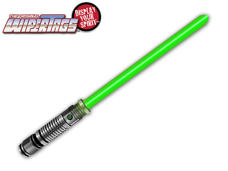 Master Green Saber WiperTag (non-reflective)