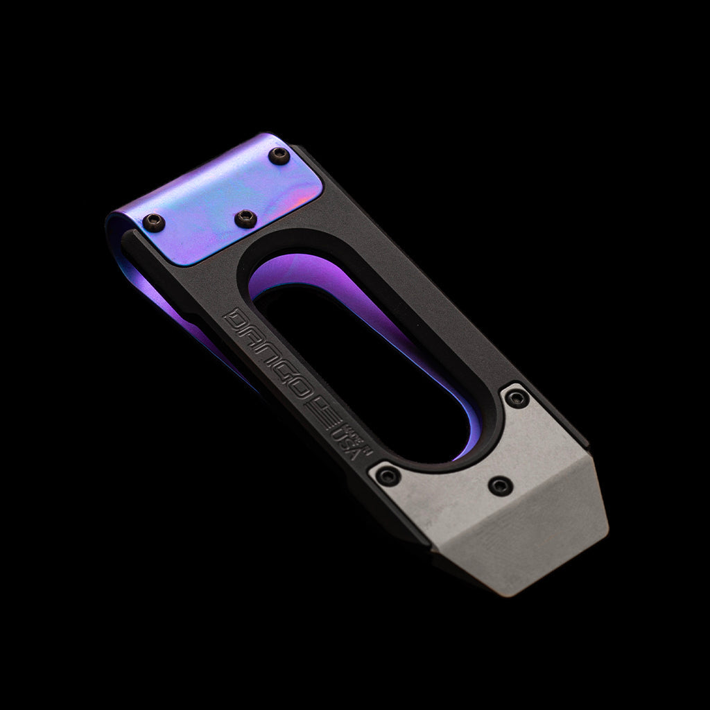 MC02 WITH BURPLE TITANIUM MONEY CLIP