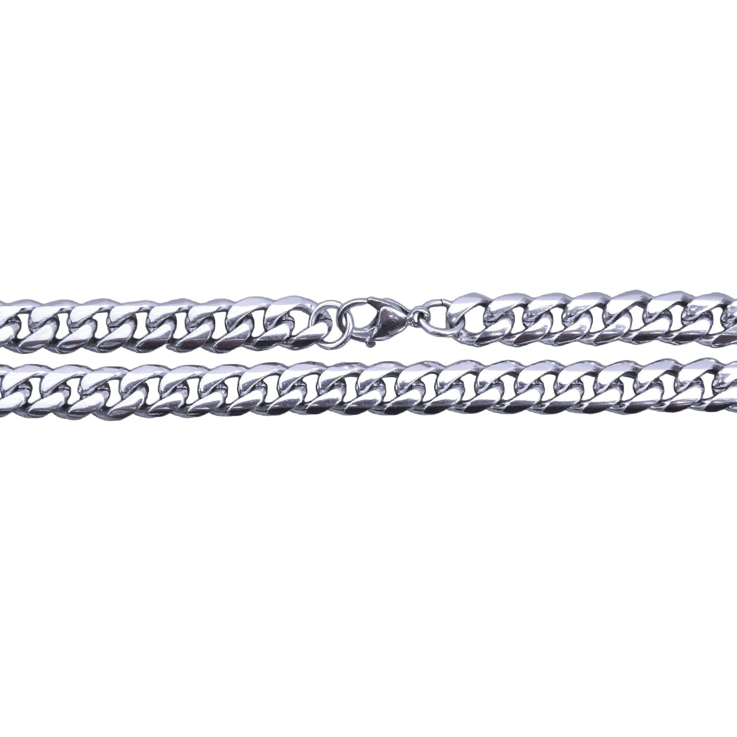 9mm Cuban Link Chain Necklace - Stainless Steel