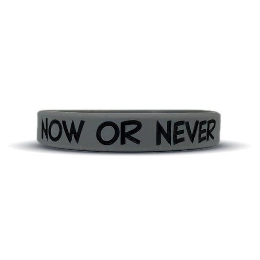 NOW OR NEVER Wristband