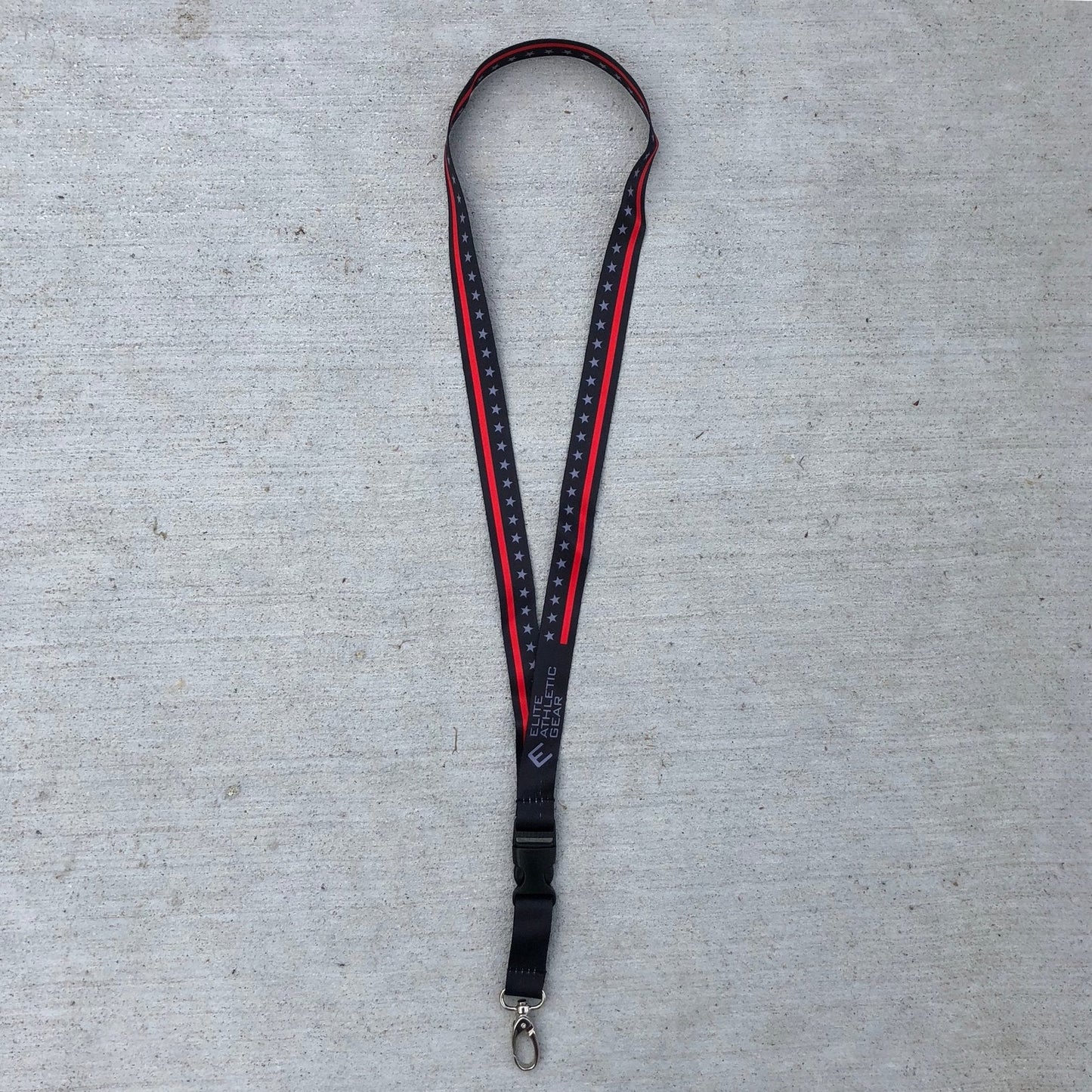 Thin Red Line Lanyard