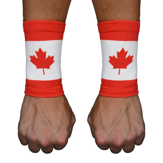 Canada Flag Wrist Support Sleeves