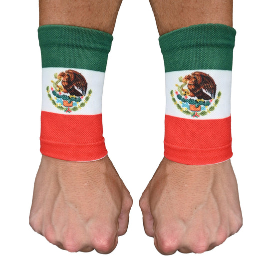 Mexico Flag Wrist Support Sleeves