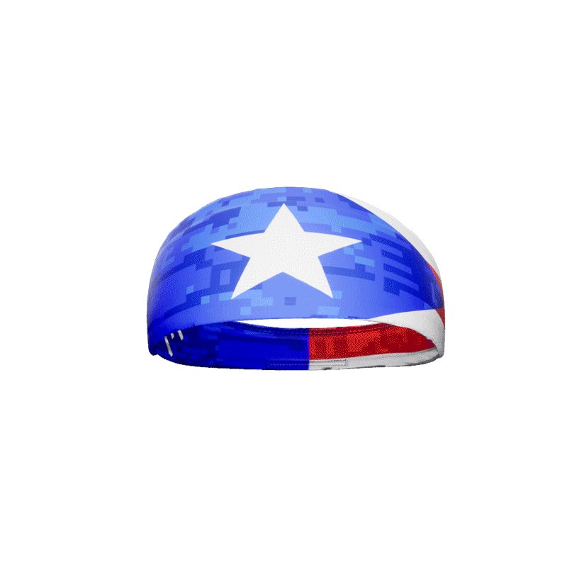 Puerto Rico Flag Headband