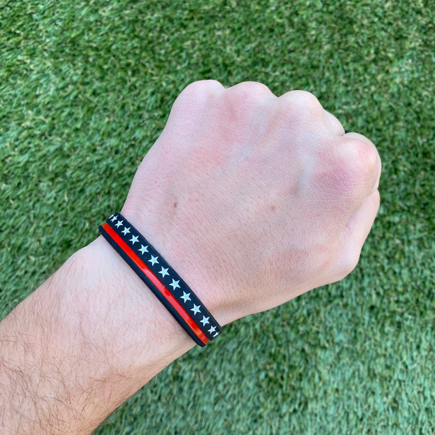 Thin Red Line Wristband