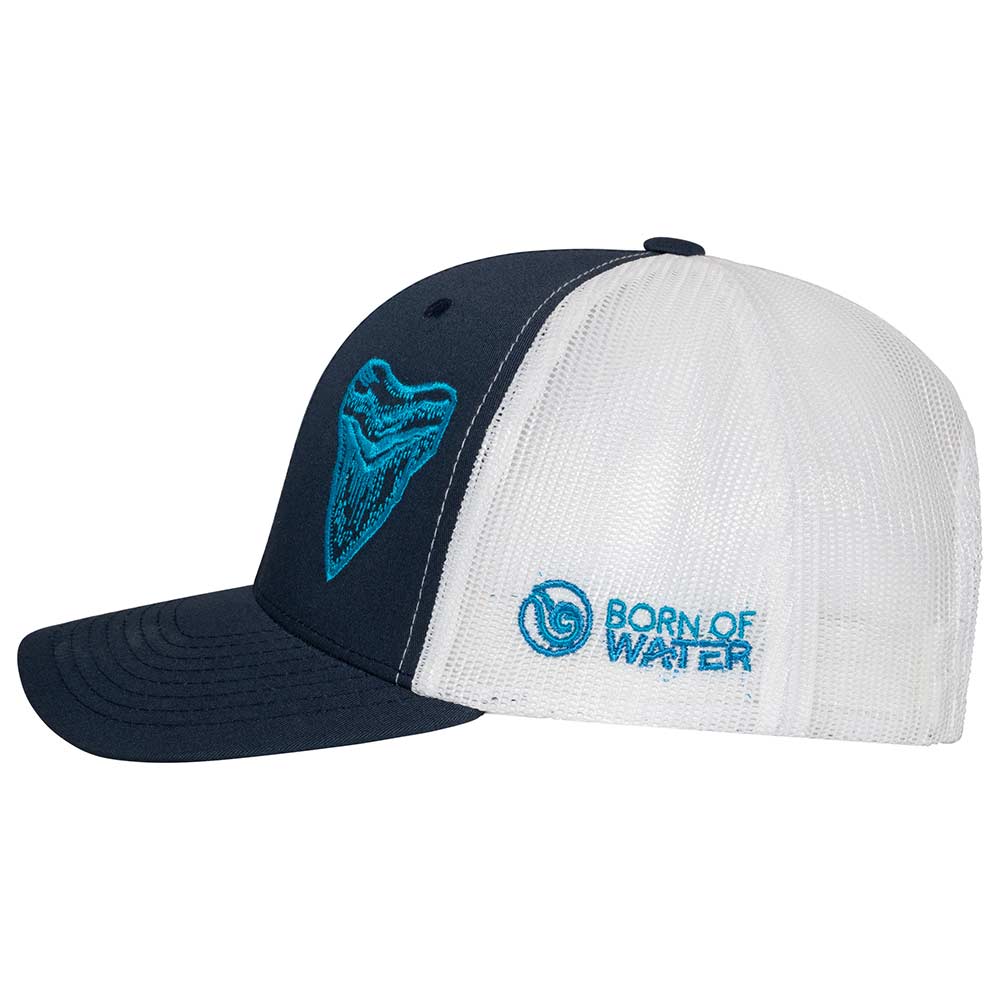 Megalodon "MEG" Shark Tooth Trucker Hat