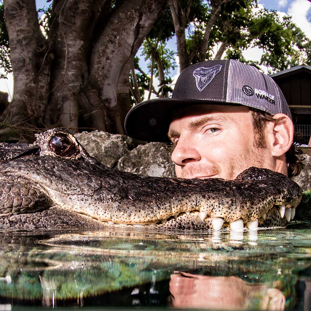 Megalodon "MEG" Shark Tooth Trucker Hat