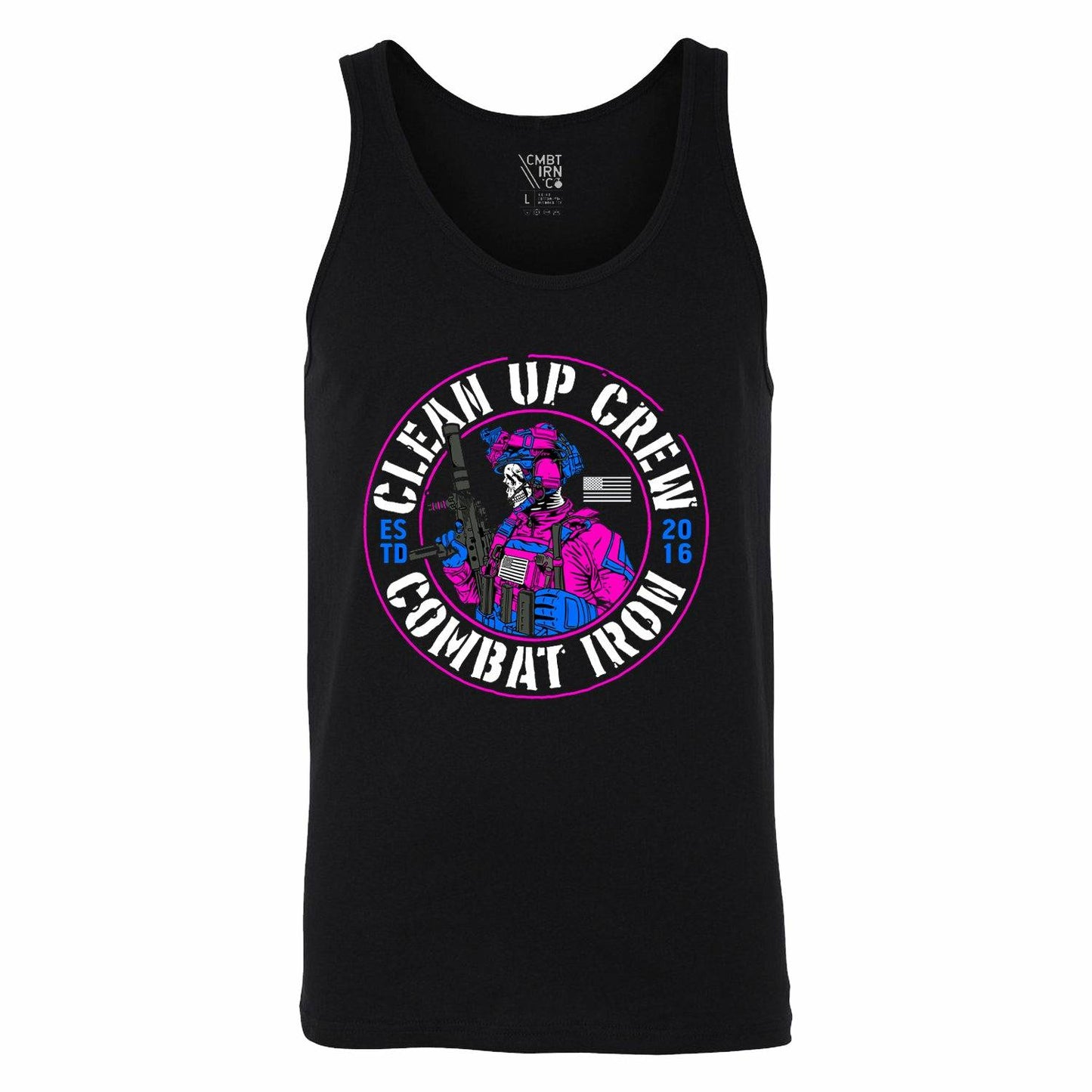 Clean Up Crew Operator Skull Men's Tank