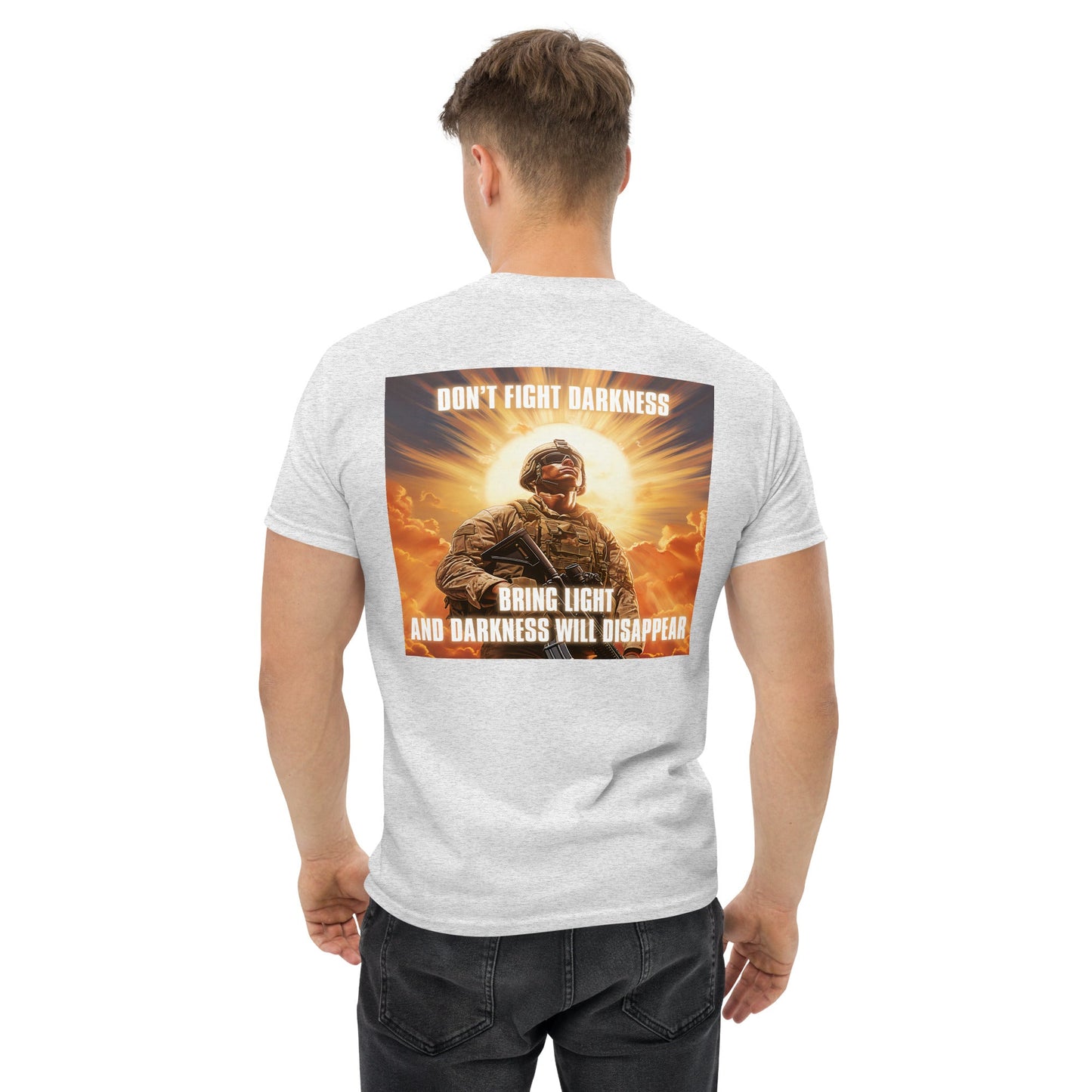 Don't Fight Darkness - Bring Light // We Fight Monsters Shirt