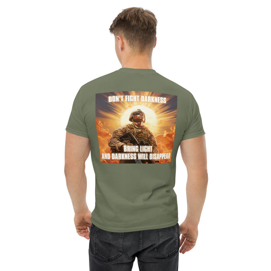 Don't Fight Darkness - Bring Light // We Fight Monsters Shirt