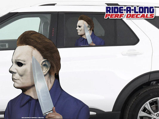 Killer in Mask *RIDE A LONG* Perforated Decal