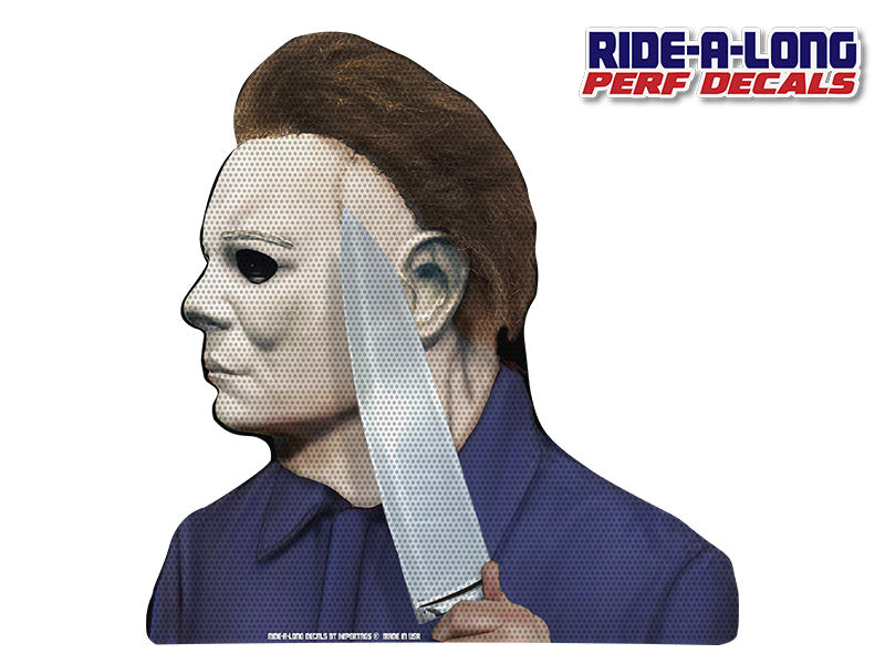 Killer in Mask *RIDE A LONG* Perforated Decal