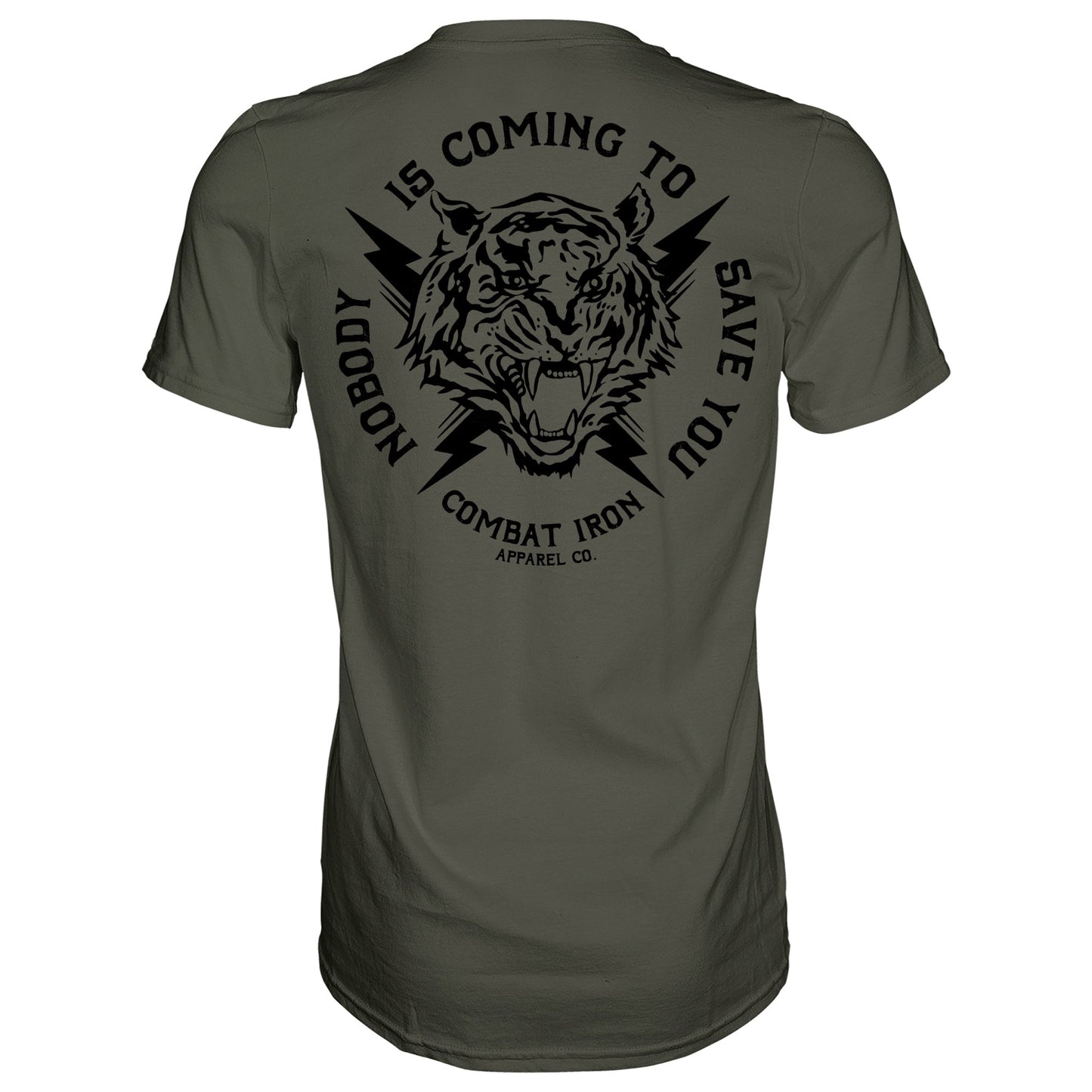 NOBODY IS COMING TO SAVE YOU MEN'S T-SHIRT