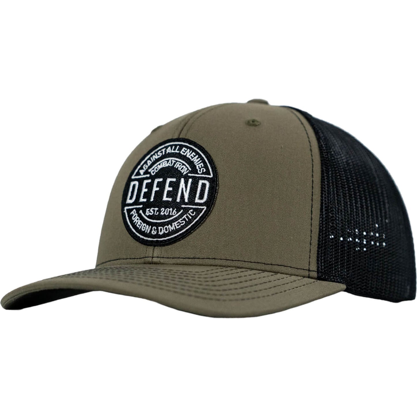 Defend Against All Enemies Foreign and Domestic Mid-Profile Mesh Snapback