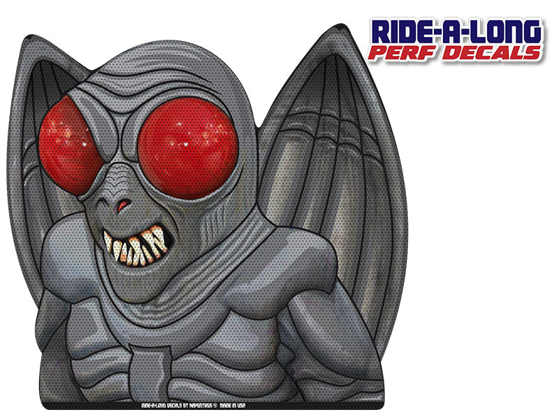 Mothman *RIDE A LONG* Perforated Decal