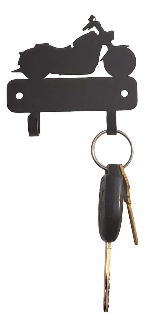 Motorcycle Mini Key Rack with 2 Hooks