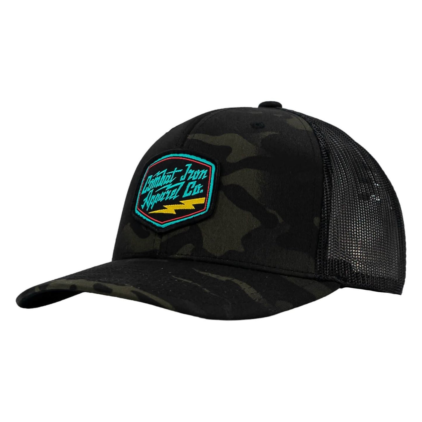 RETRO BRANDED COMBAT IRON PATCH SNAPBACK