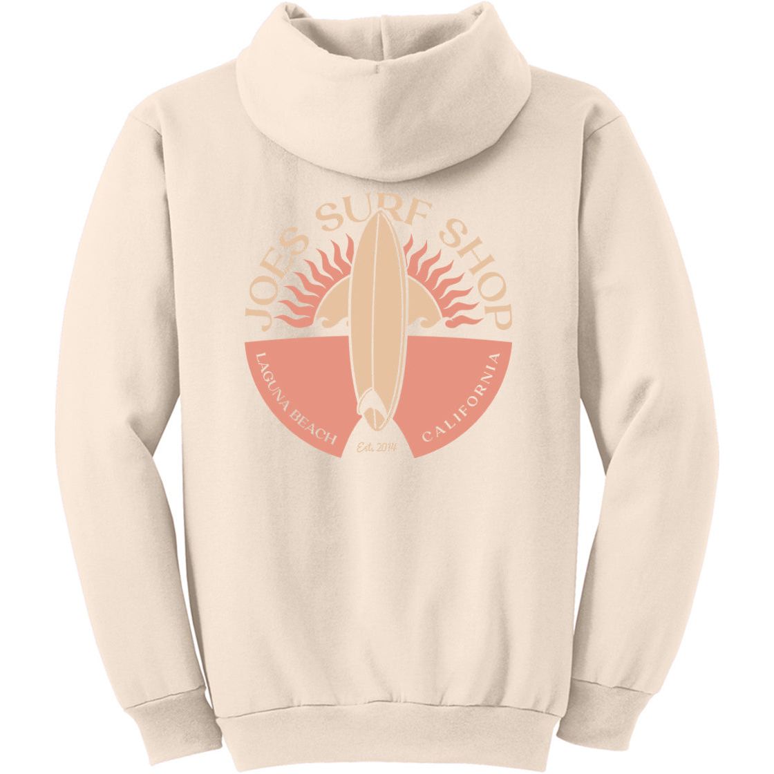 Joe's Surf Shop Sunset Scene Pullover Surf Hoodie