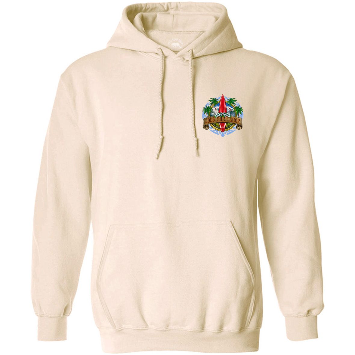 Joe's Surf Shop Longboard Pullover Surf Hoodie