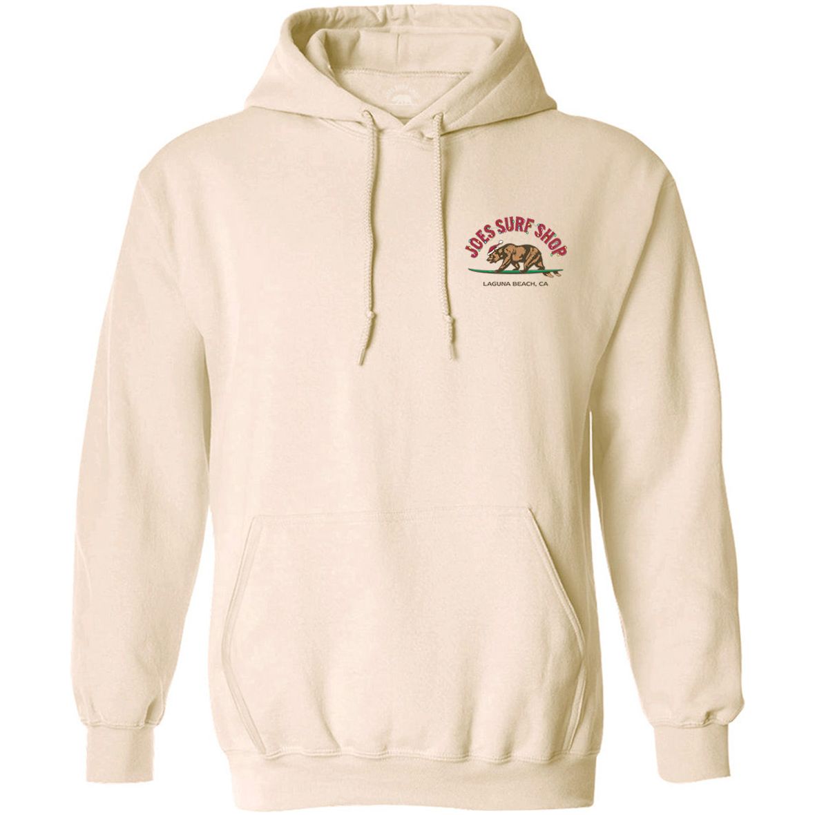 Joe's Surf Shop Christmas Surfing Bear Pullover Surf Hoodie