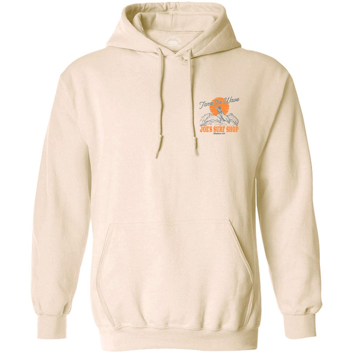 Joe's Surf Shop Diving Dolphins Pullover Surf Hoodie