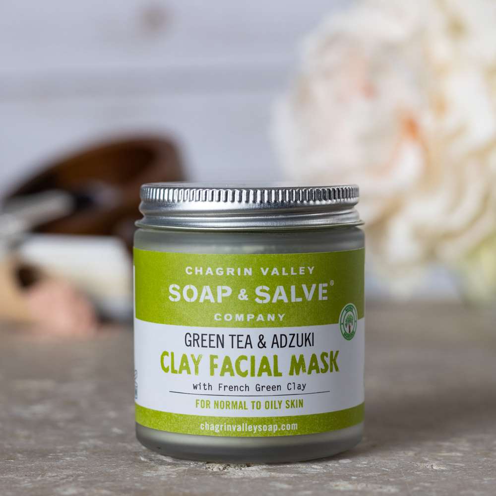 Clay Face Mask: Green Tea & Adzuki