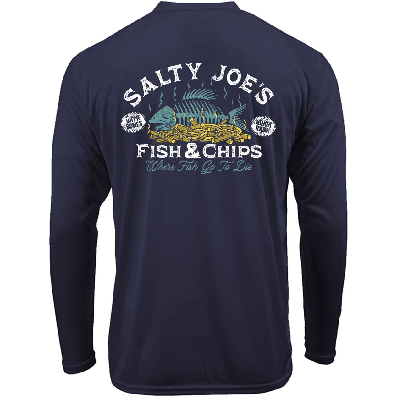 Salty Joe's Fish & Chips Long Sleeve Sun Shirt