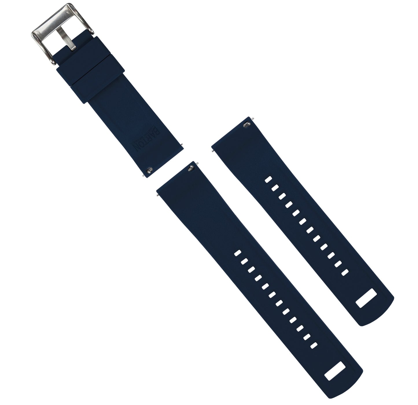 Navy Blue Elite Silicone Watch Band