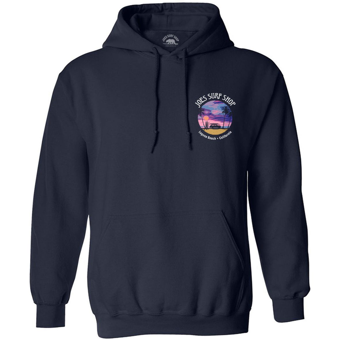 Joe's Surf Shop Wagon Silhouette Pullover Surf Hoodie