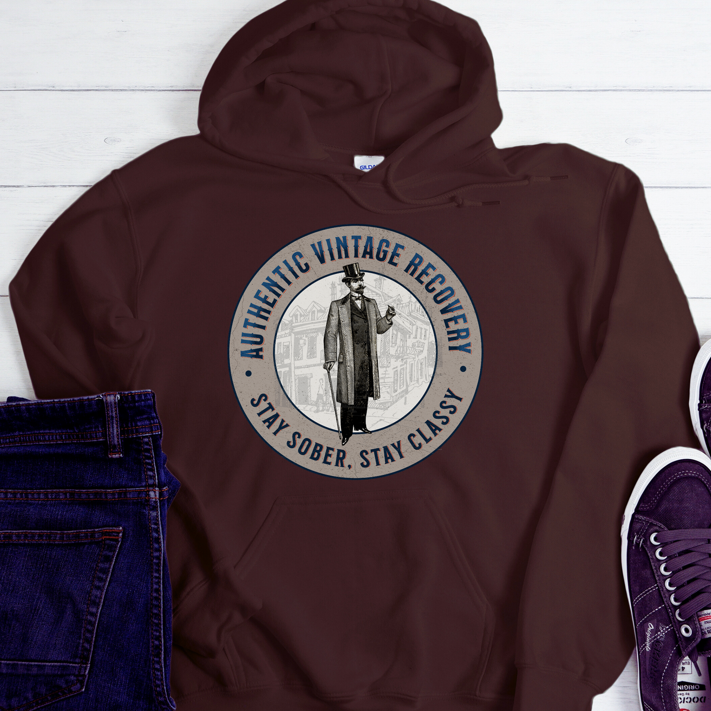 Recovery Hoodie | Inspiring Sobriety |  Stay Sober, Stay Classy