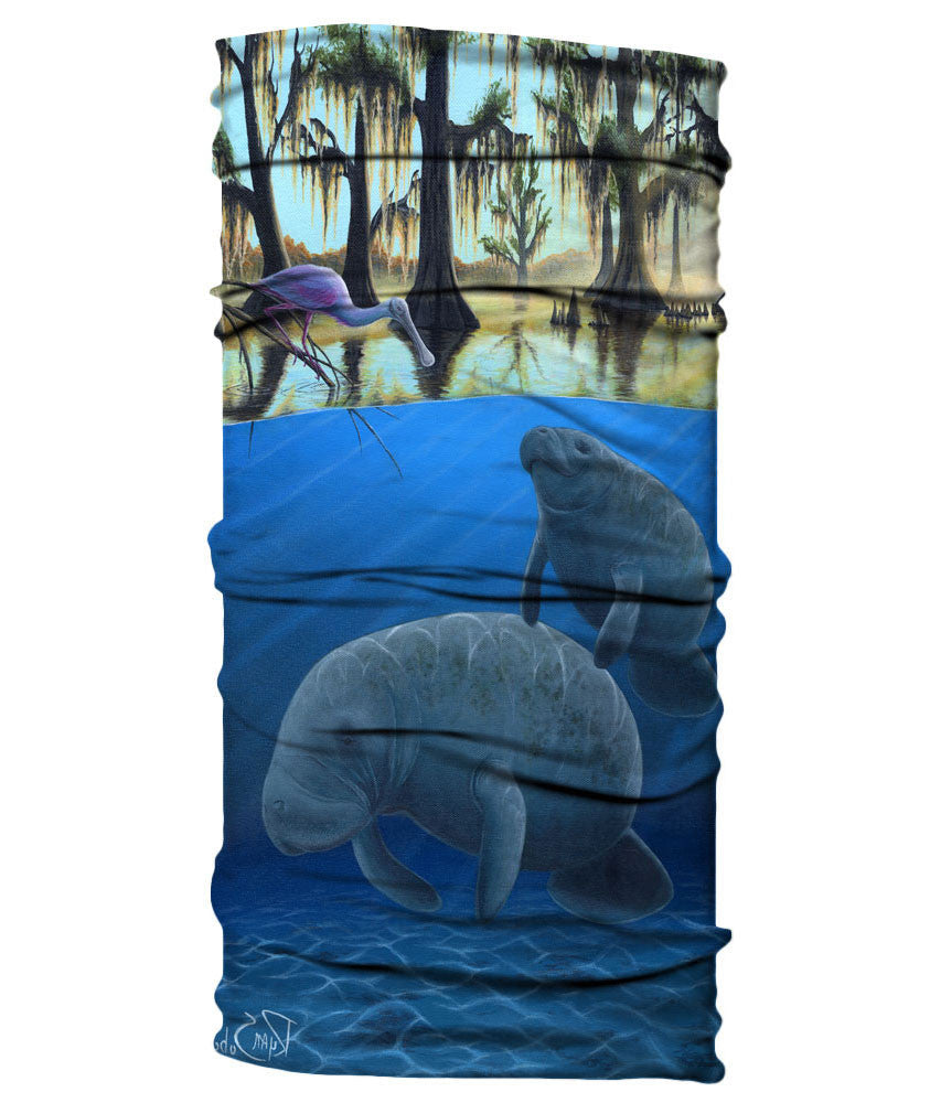 Neck Gaiter - Manatees - "Break of Dawn"