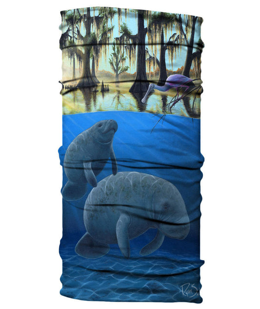 Neck Gaiter - Manatees - "Break of Dawn"