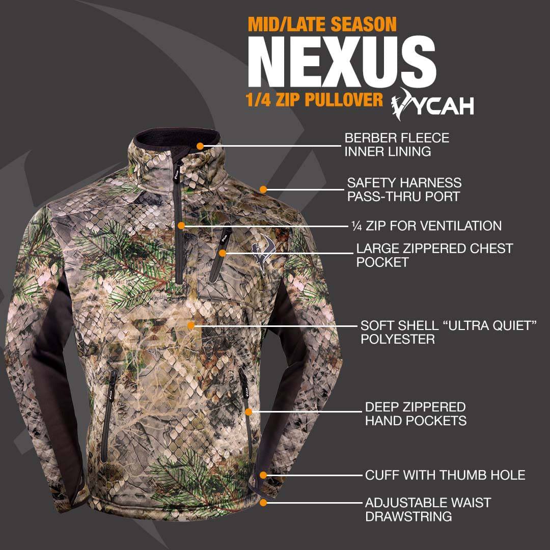 Vycah Kinsley Pullover - Fall Camo