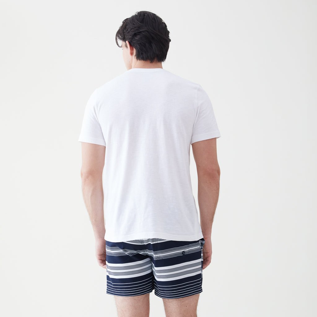 Nick Sunset Pocket Tee - Bright White